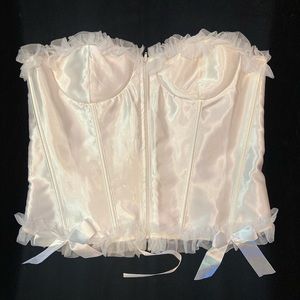 Rouge-Roses White Corset
